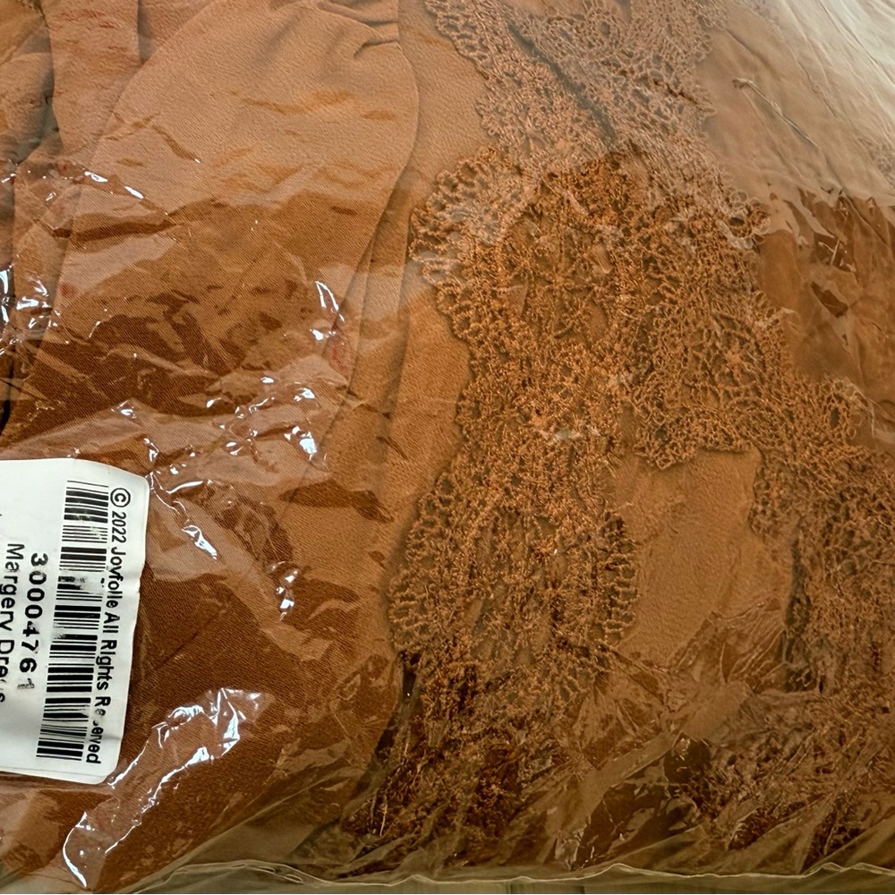 Joyfolie Margery Marigold chestnut Boho lace flowy ruffle Girl Dress Size 14 NEW - Picture 11 of 12